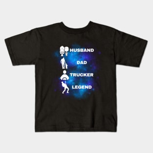 Funny gift for husband, father, driver or legends. Kids T-Shirt